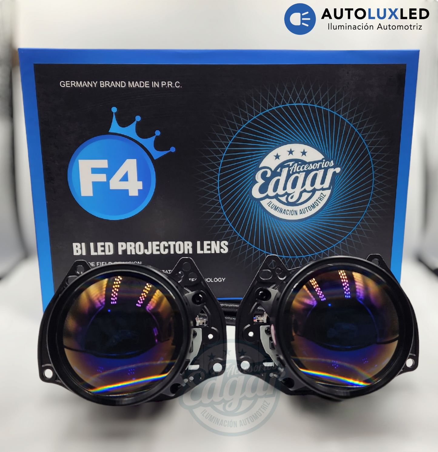 Proyectores Bi Led Aozoom F4 de 2.5 y 3 Pulgadas